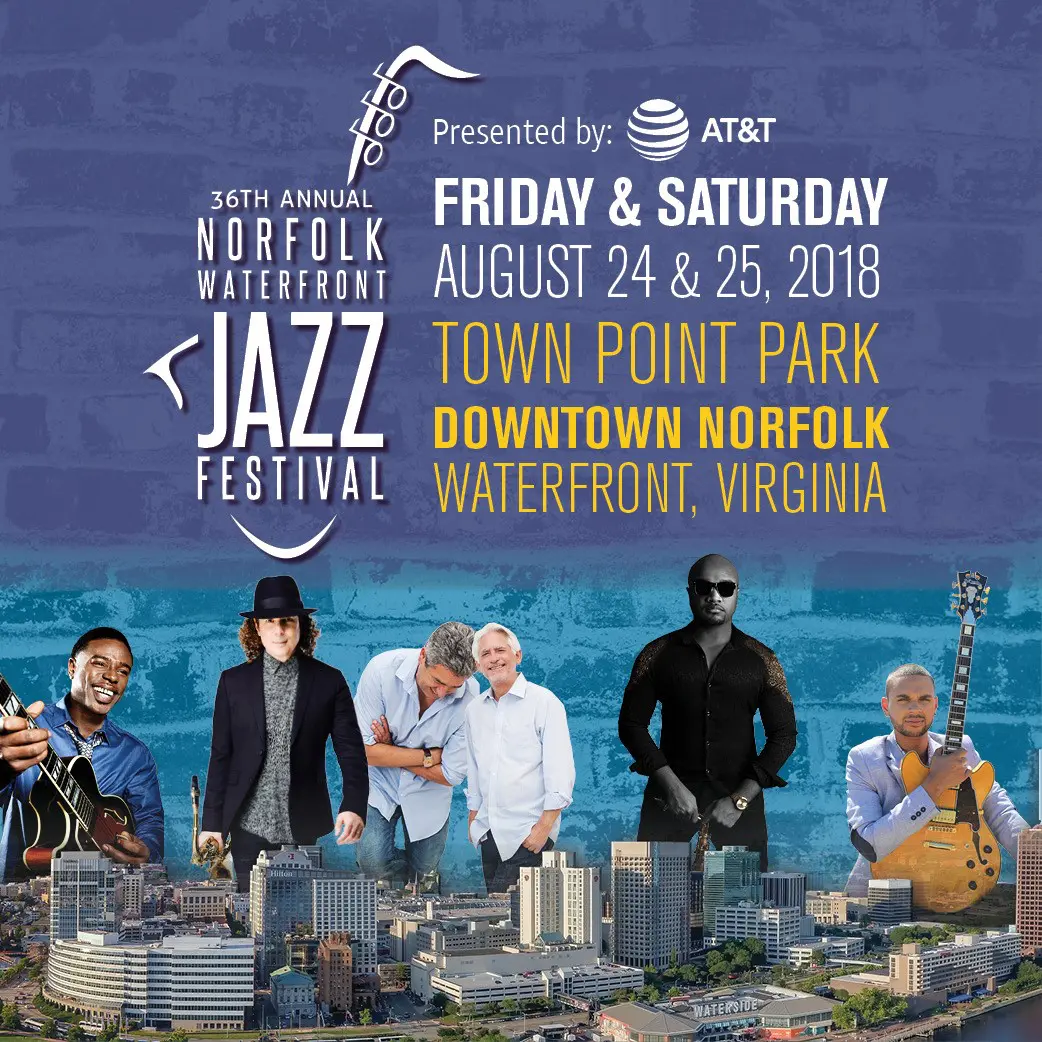 Urology of Virginia sponsoring the 36th annual  Norfolk Waterfront 2018 Jazz Festival