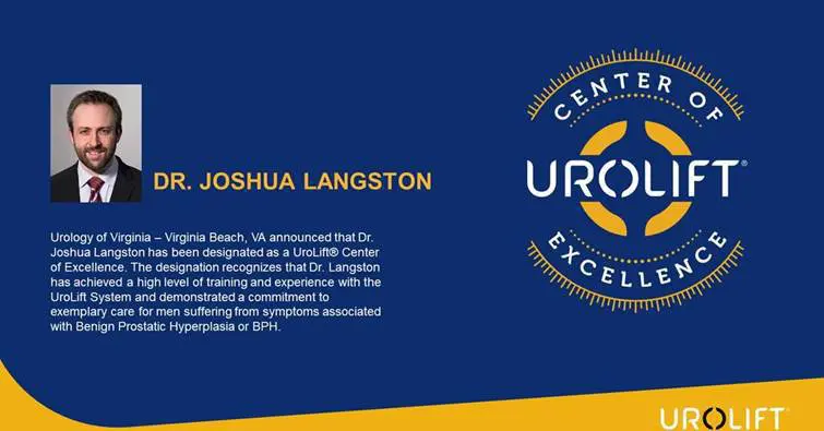 NeoTract Designates Dr. Joshua Langston as UroLift:registered: Center of Excellence